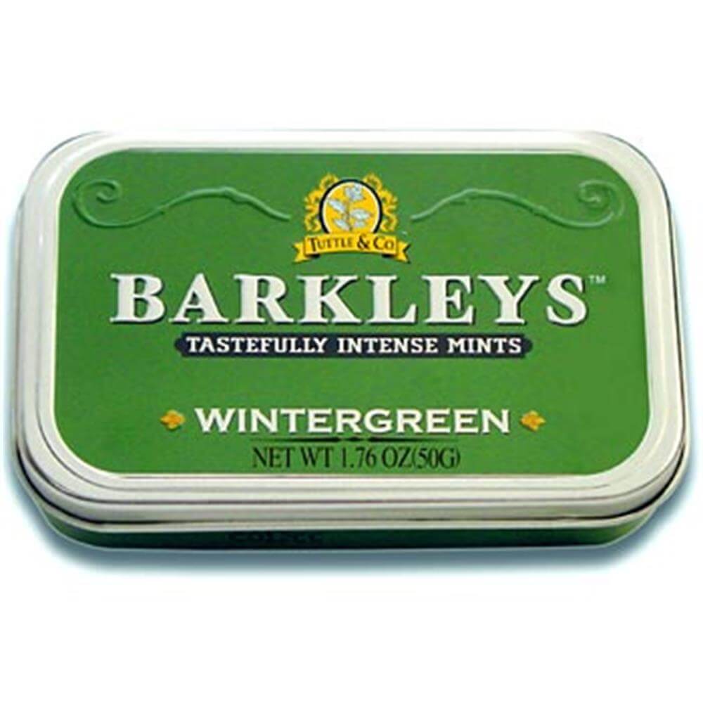 Barkleys Classic Wintergreen Mints in 50g tin